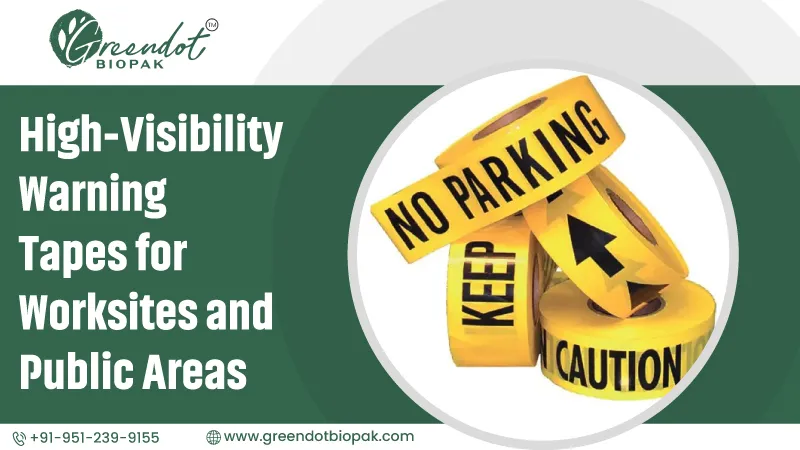 High-Visibility Warning Tapes for Worksites and Public Areas